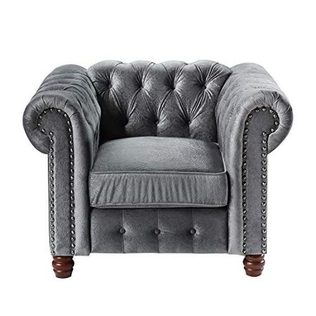 Lexicon Boswell Living Room Chair, Dark Gray