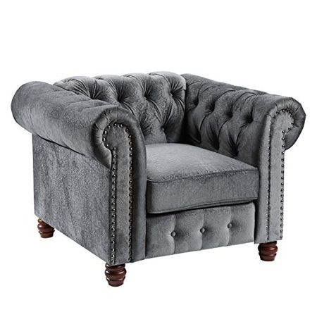 Lexicon Boswell Living Room Chair, Dark Gray