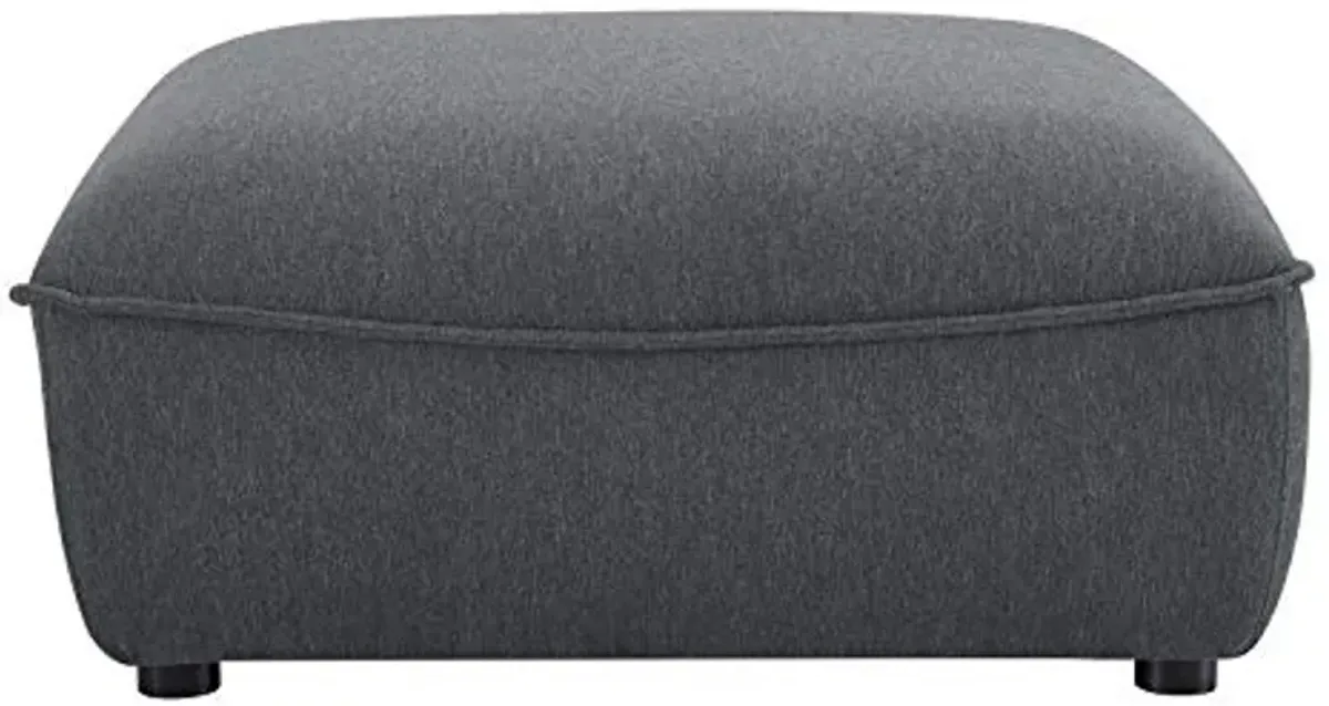 Modway EEI-4419-CHA Comprise Sectional Sofa Ottoman, Charcoal