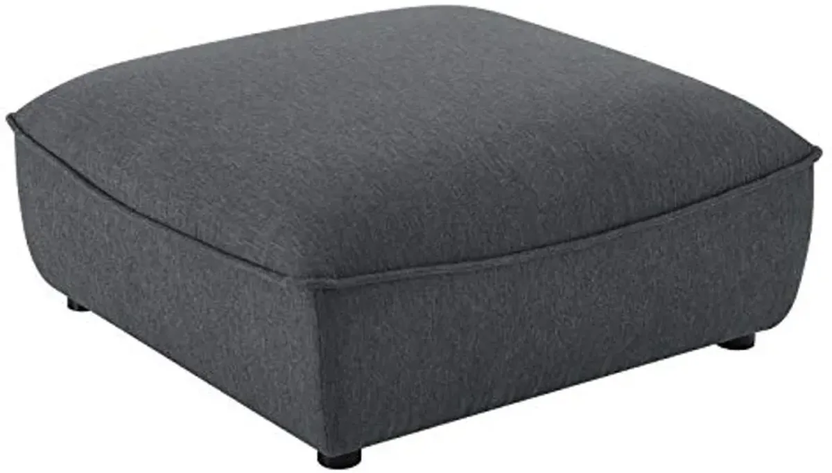 Modway EEI-4419-CHA Comprise Sectional Sofa Ottoman, Charcoal