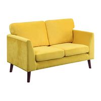 Lexicon Tipton Living Room Loveseat, Yellow