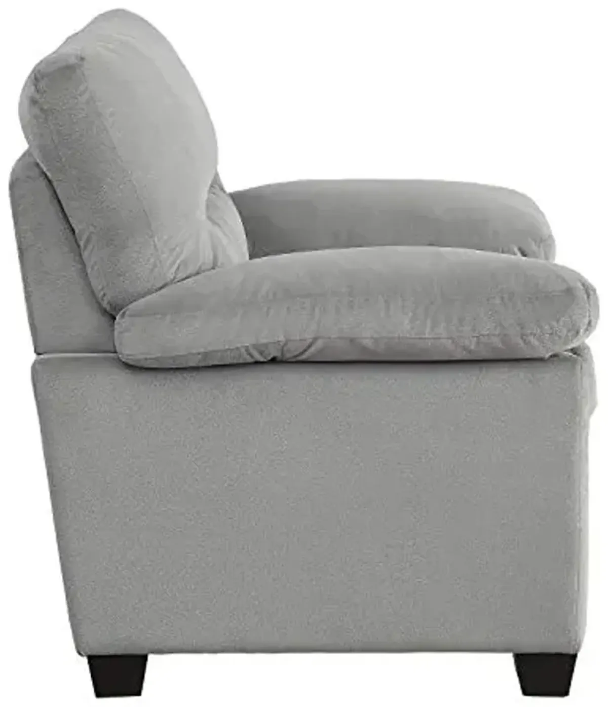 Lexicon 84" Sofa, Comfy Modern Sofa with Pillow-Top Arms, 3-Seater Sofa, Couch for Living Room Apartment Lounge, Solid and Easy to Assemble, Gray