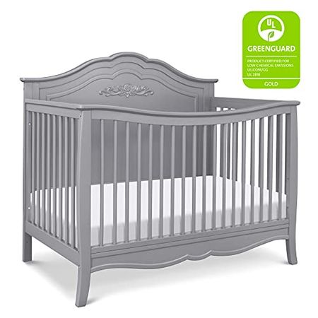DaVinci Fiona 4-in-1 Convertible Crib in Grey, Greenguard Gold Certified