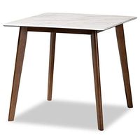 Baxton Studio Kaylee Brown Finished Wood Dining Table