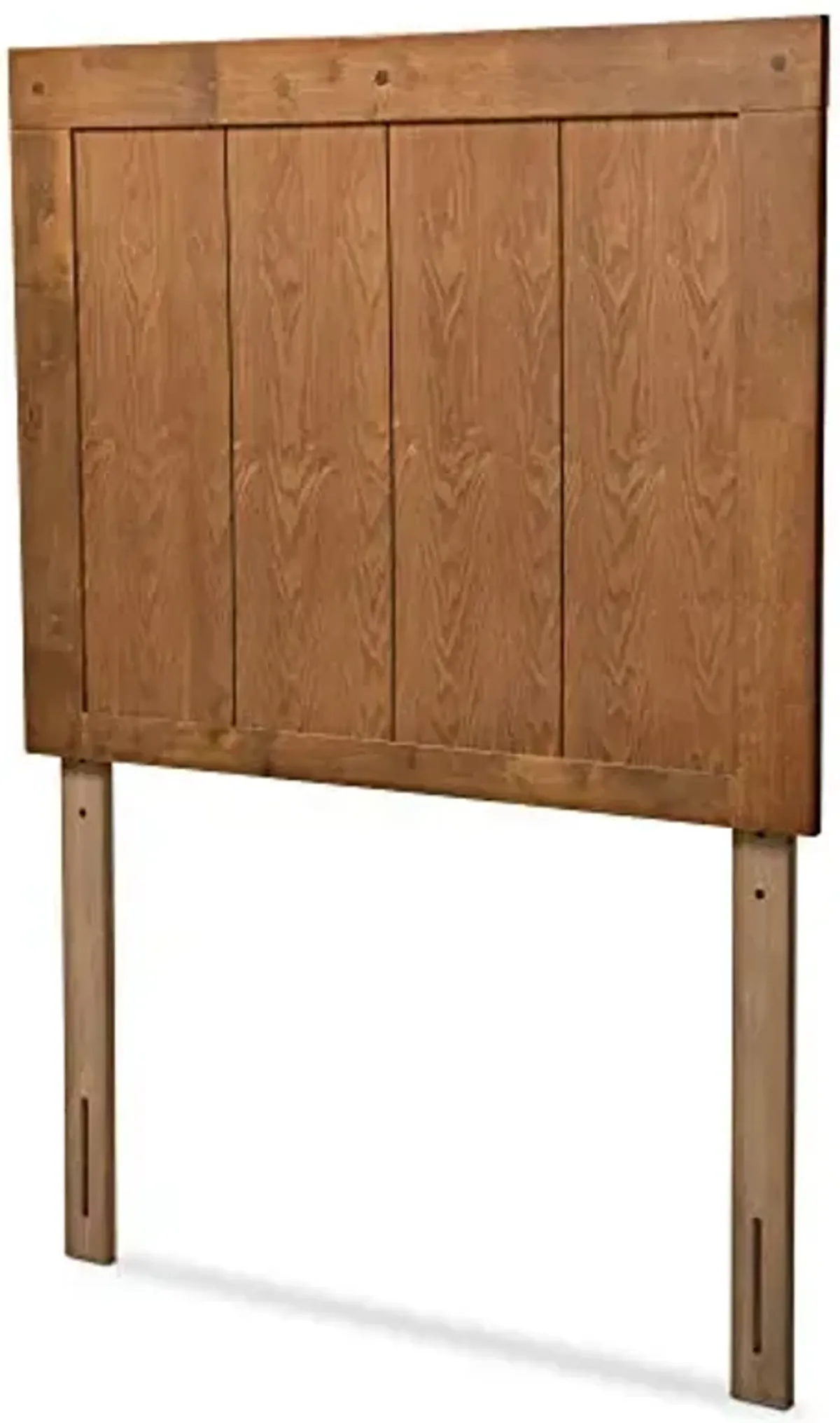 Baxton Studio Patwin Modern and Contemporary Transitional Ash Walnut Finished Wood Twin Size Headboard