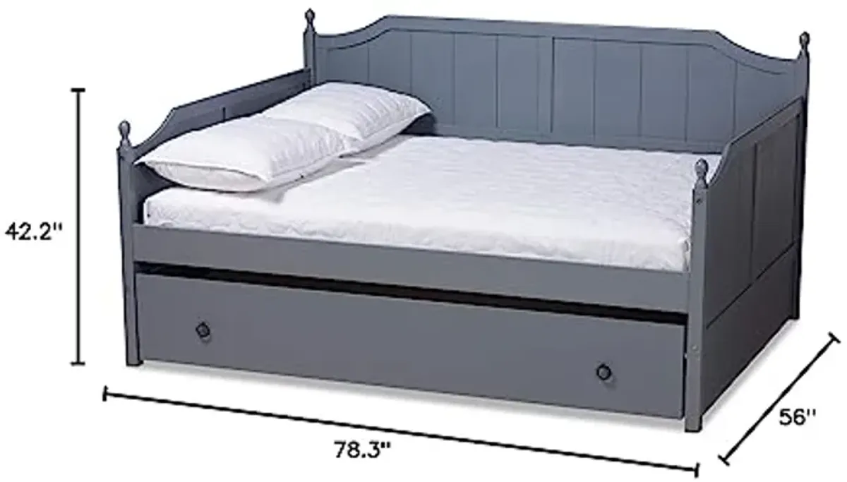 Baxton Studio Millie Daybeds, Grey