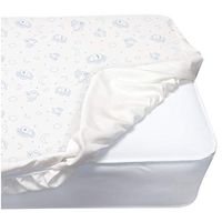 Serta PerfectSleeper Deluxe Crib Mattress Pad - 2 Pack – 100% Waterproof, Quilted Top, Fitted Protective Crib Mattress Pad, White