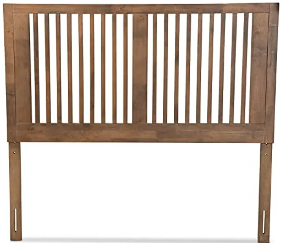 Baxton Studio Harena Modern and Contemporary Transitional Ash Walnut Finished Wood Queen Size Headboard