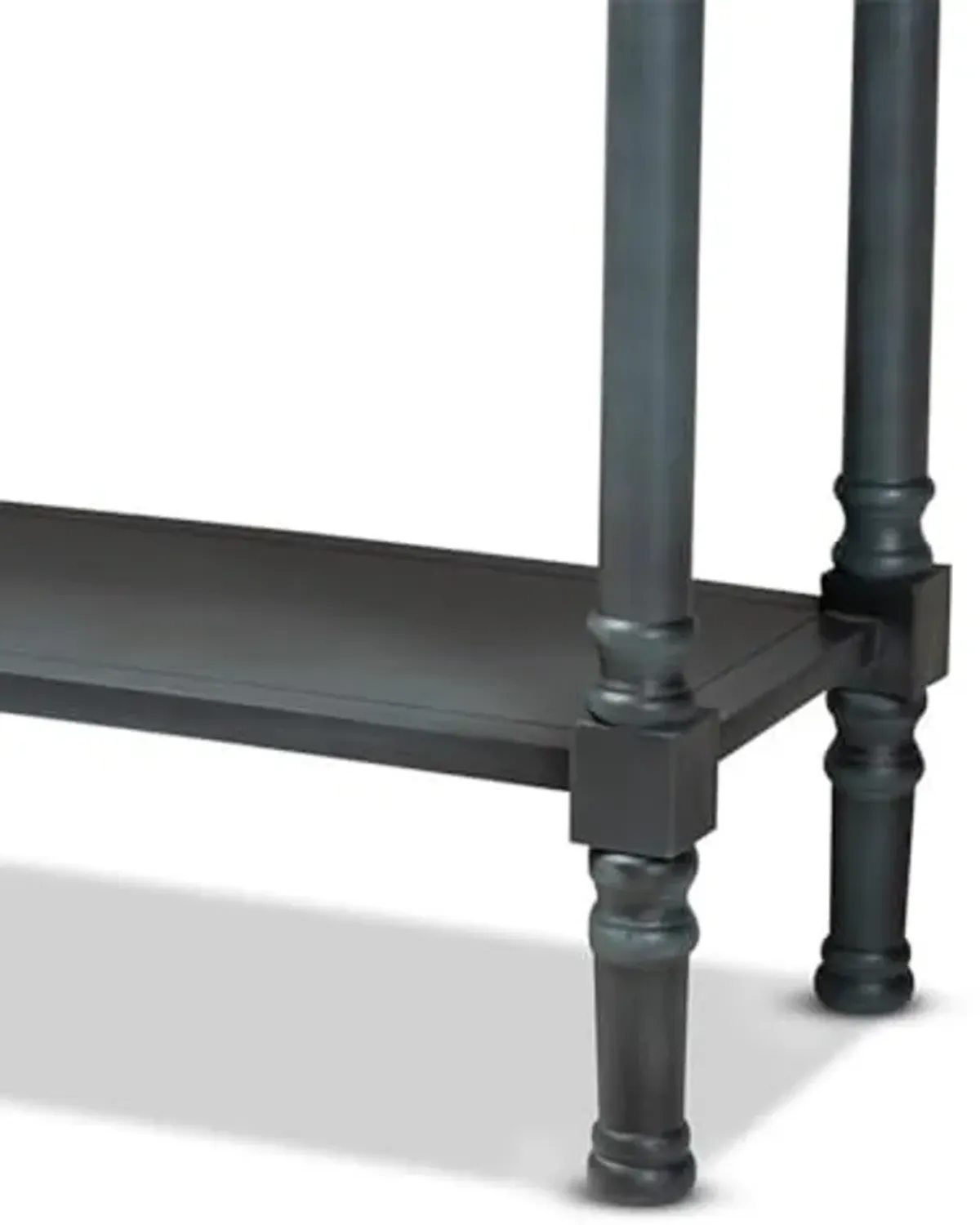 Baxton Studio Garvey French Provincial Grey Finished Wood 3-Drawer Entryway Console Table