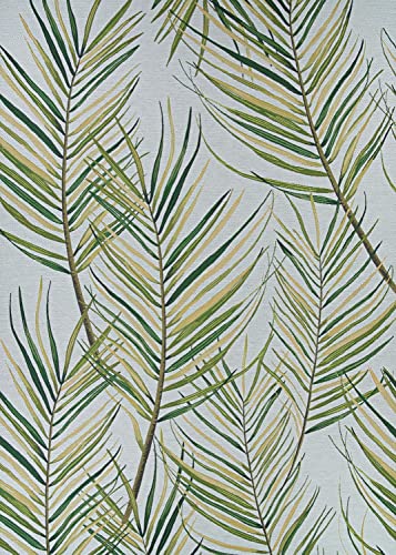 Couristan Dolce Bamboo Forest Indoor/Outdoor Area Rug, 8'1" x 11'2", Frost Gray-Green