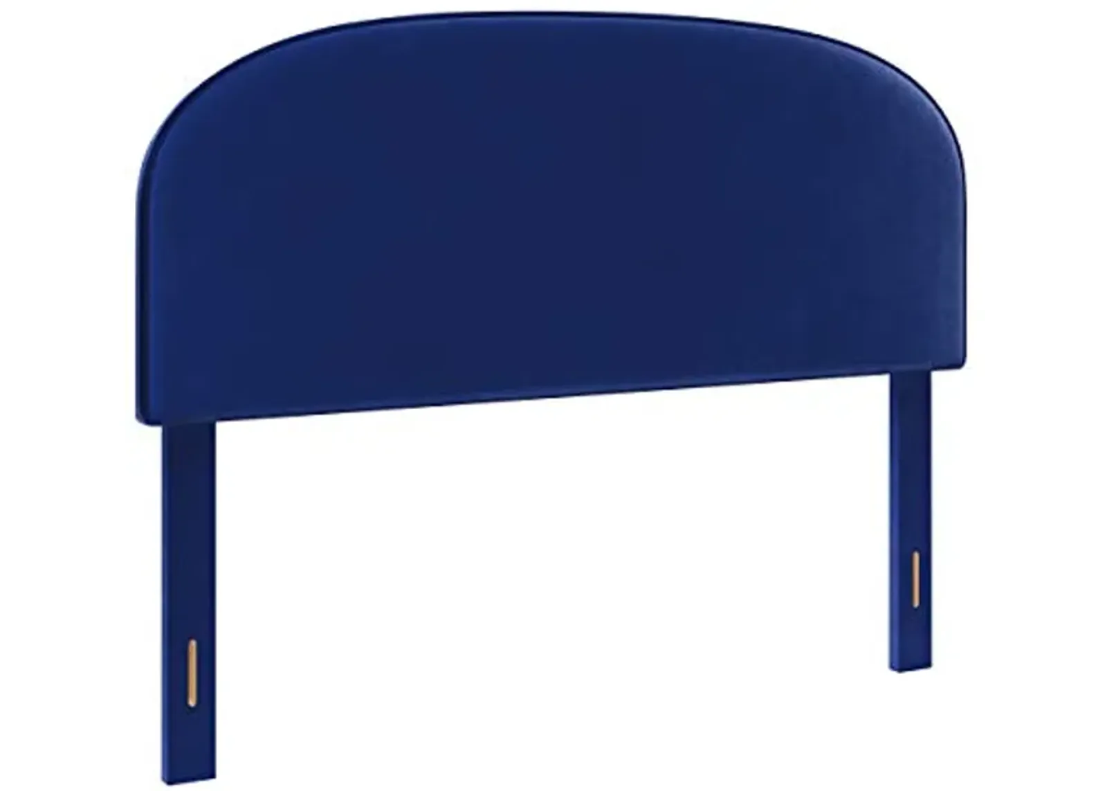 Sauder Cannery Bridge Headboard, L: 63.74" x W: 3.54+" x H: 47.48", Navy Fabric