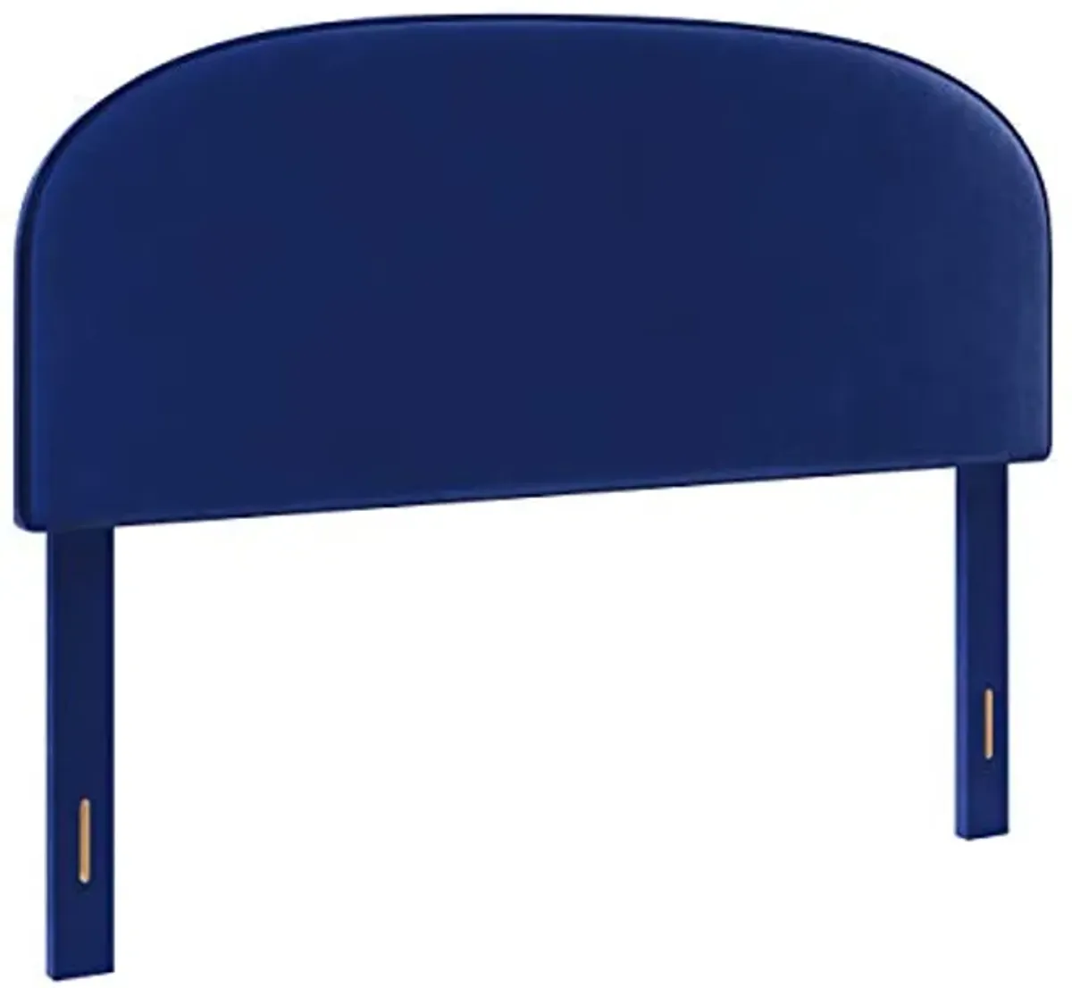 Sauder Cannery Bridge Headboard, L: 63.74" x W: 3.54+" x H: 47.48", Navy Fabric