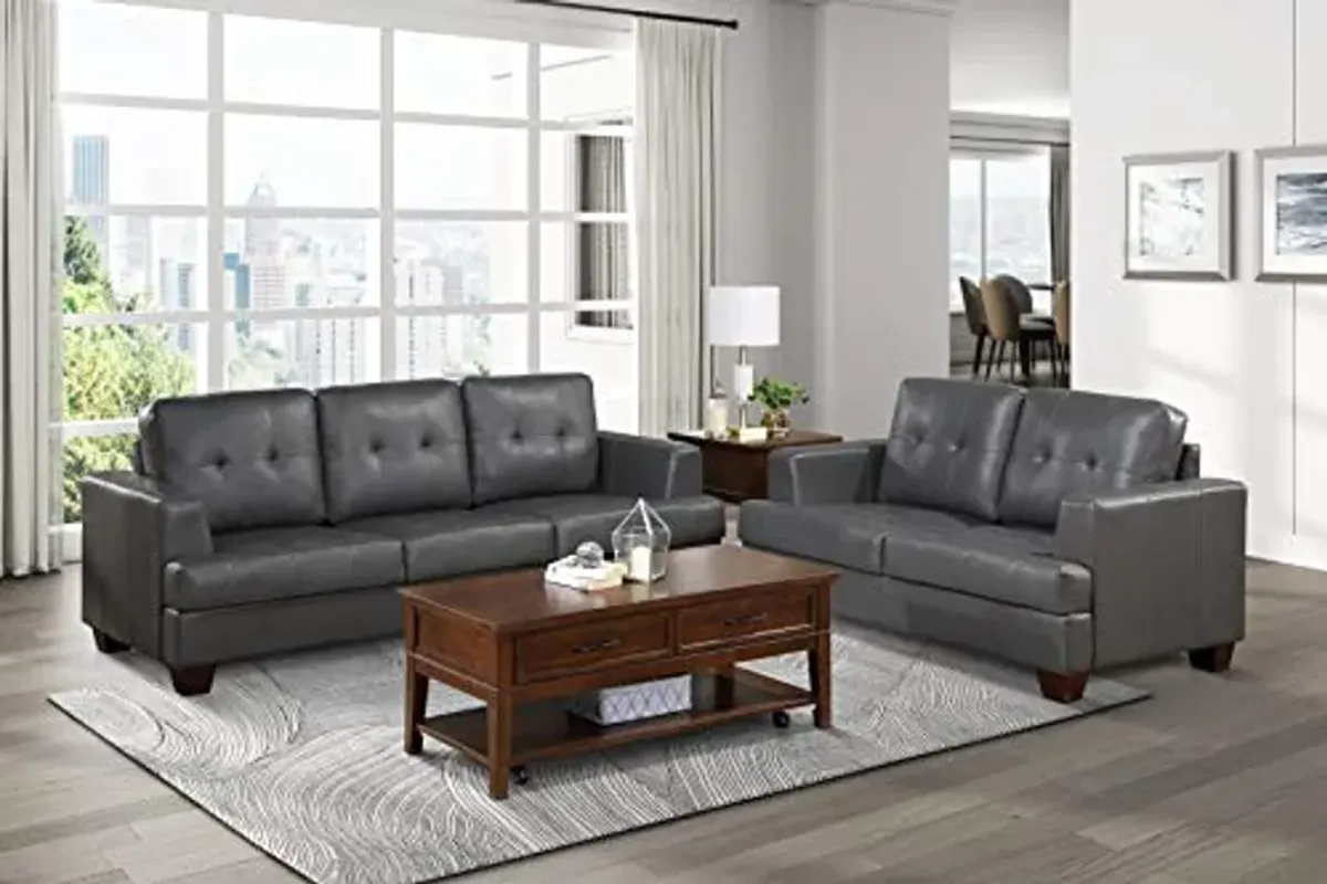 Lexicon Roff 2-Piece Living Room Set, Gray