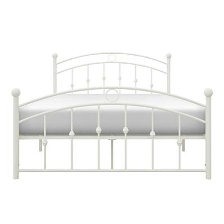 Lexicon Temecula Metal Platform Bed, Twin, White