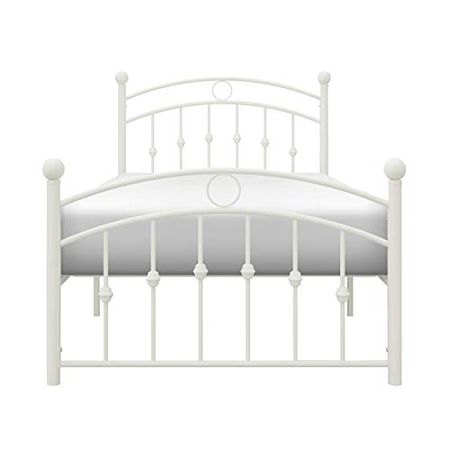 Lexicon Temecula Metal Platform Bed, Full, White