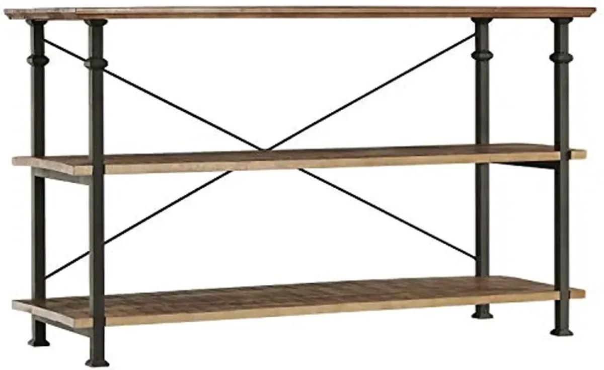 Lexicon Milligan Wood Sofa Table, 62" x 18", Rustic Brown