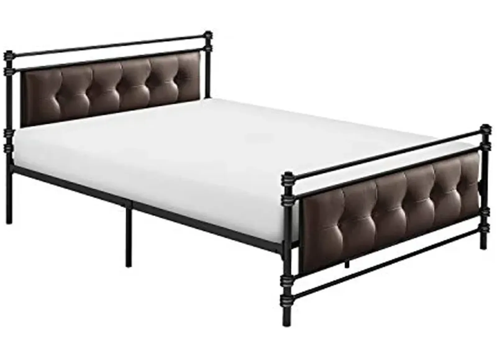 Lexicon Warrenton Metal Platform Bed, Full, Black