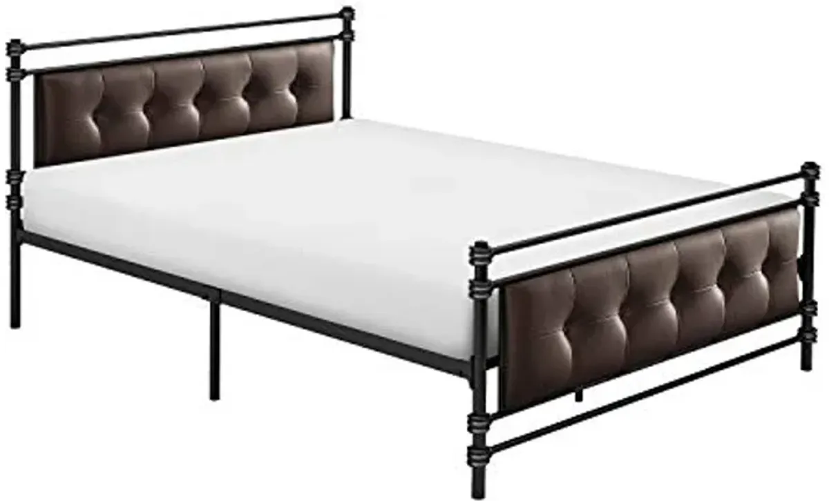 Lexicon Warrenton Metal Platform Bed, Full, Black