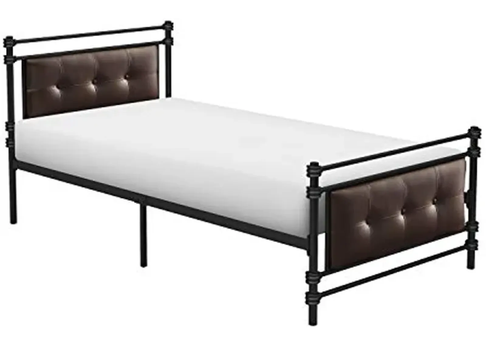 Lexicon Warrenton Metal Platform Bed, Twin, Black