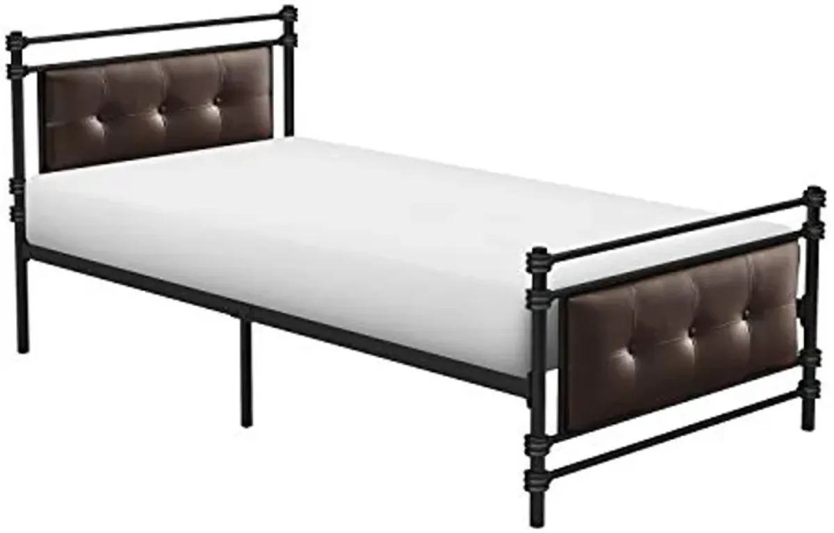 Lexicon Warrenton Metal Platform Bed, Twin, Black