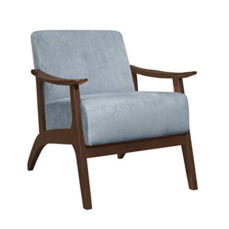 Lexicon Savry Living Room Chair, Blue Gray
