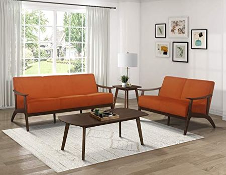 Lexicon Savry 2-Piece Living Room Set, Orange