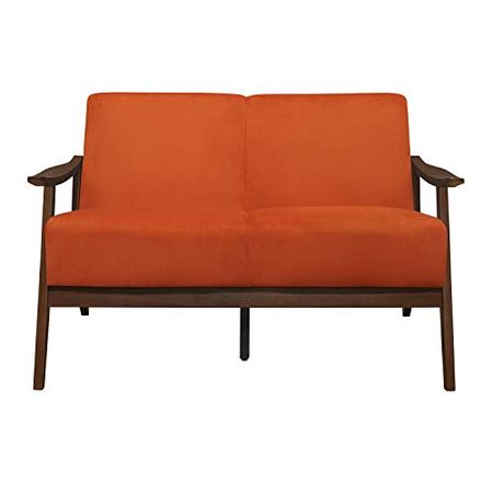 Lexicon Savry Living Room Loveseat, Orange