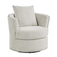 Lexicon Winona Swivel Chair, Beige
