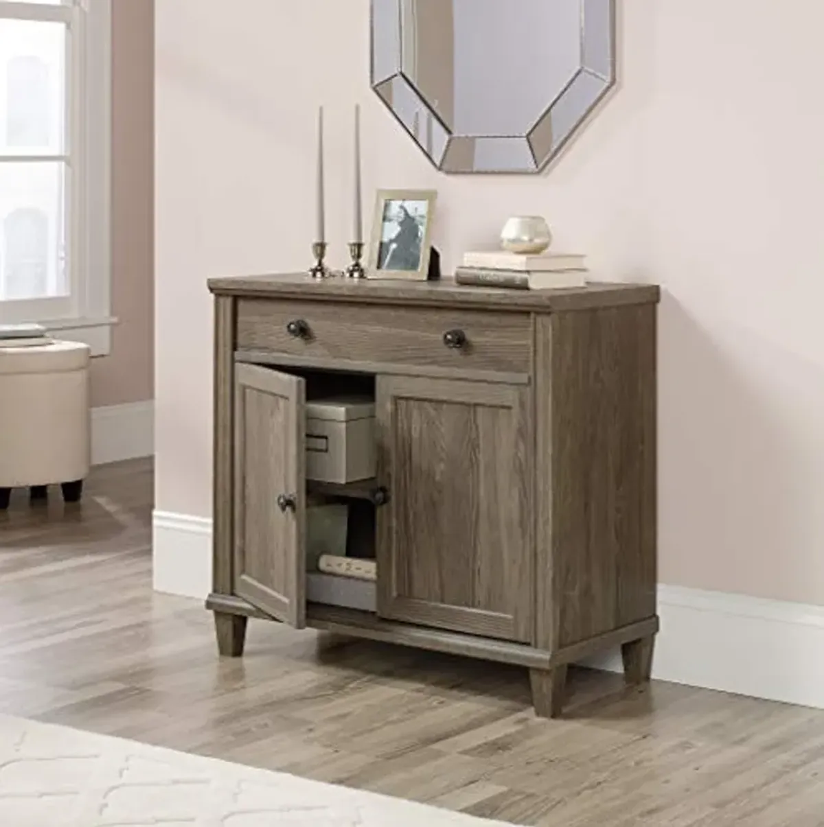 Sauder Hammond Library Base, Emery Oak Finish