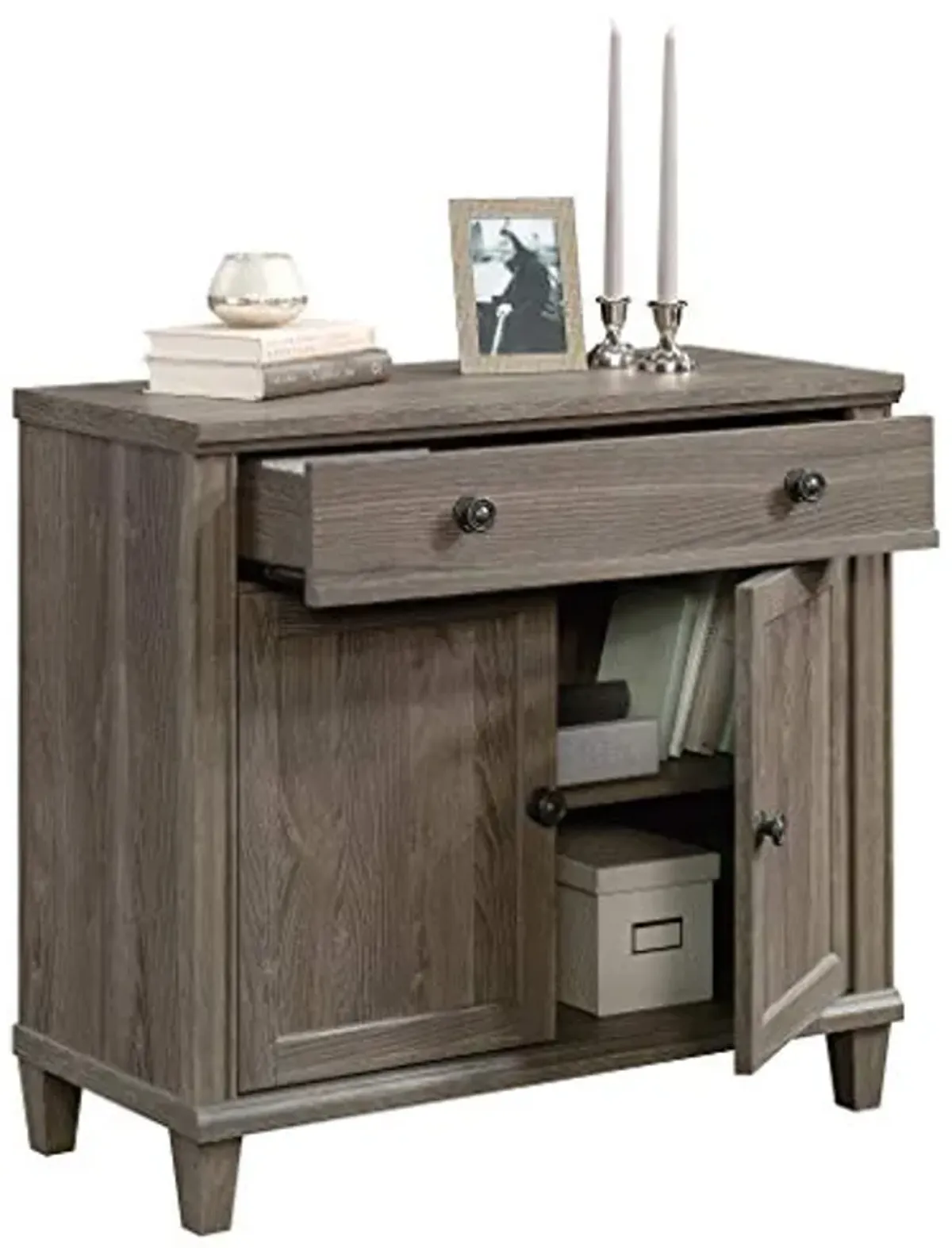 Sauder Hammond Library Base, Emery Oak Finish