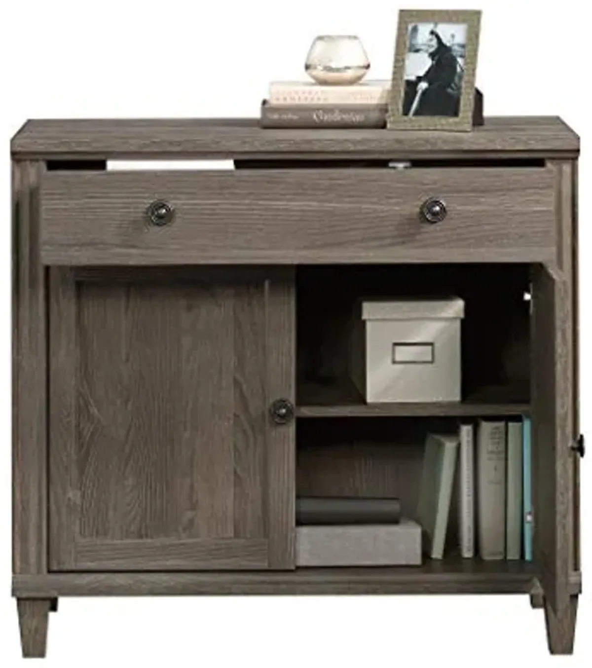 Sauder Hammond Library Base, Emery Oak Finish