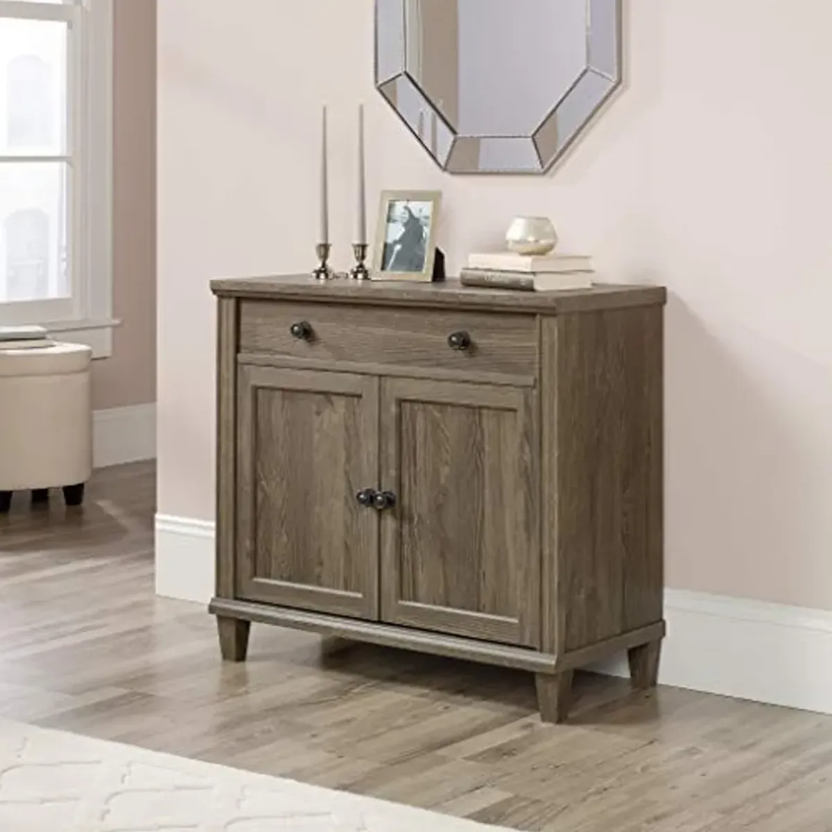 Sauder Hammond Library Base, Emery Oak Finish