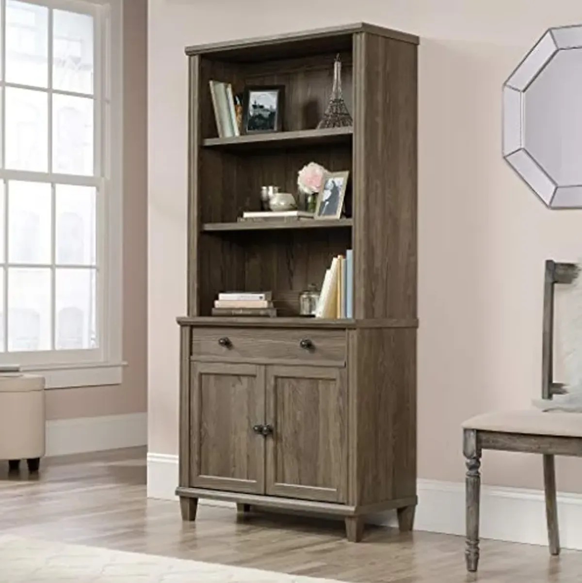 Sauder Hammond Library Base, Emery Oak Finish