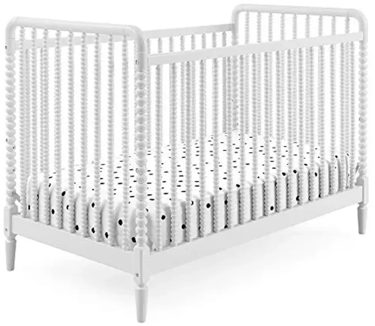 Delta Children Saint 4-in-1 Convertible Crib - Greenguard Gold Certified, Bianca White