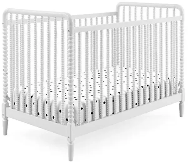 Delta Children Saint 4-in-1 Convertible Crib - Greenguard Gold Certified, Bianca White