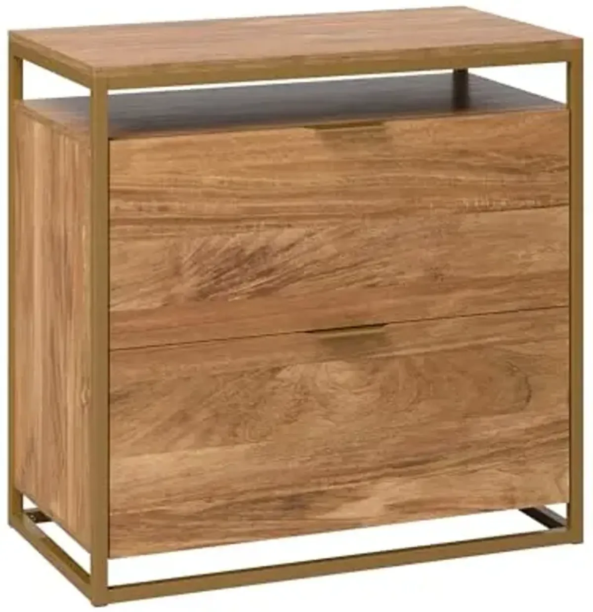 Sauder International Lux Lateral File, Sindoori Mango Finish