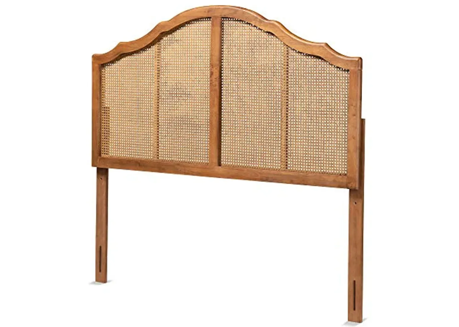 Baxton Studio Iris Headboards, Ash Walnut