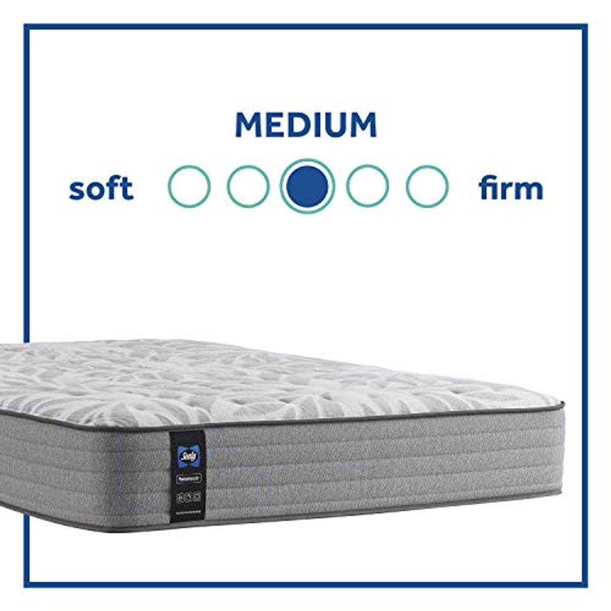 Sealy Posturepedic Spring Silver Pine Medium Feel Mattress and 9-Inch Foundation, Full