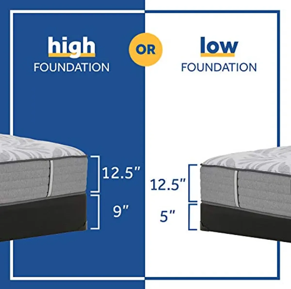 Sealy Posturepedic Spring Silver Pine Medium Feel Mattress and 9-Inch Foundation, Full