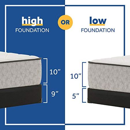 Sealy Essentials Spring Osage Firm Feel Mattress and 9-Inch Foundation, Twin