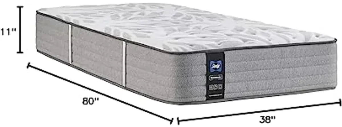 Sealy Posturepedic Spring Silver Pine Ultra Firm Feel Mattress and 9-Inch Foundation, Twin XL