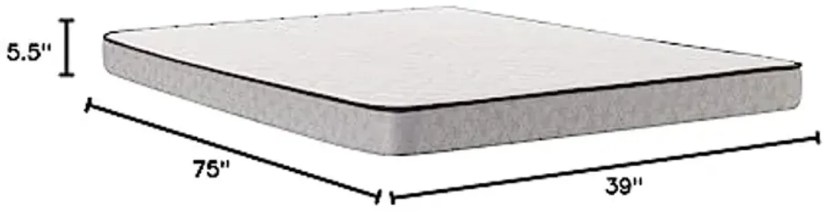 Sealy Essentials Spring Spruce Firm Feel Mattress, Twin