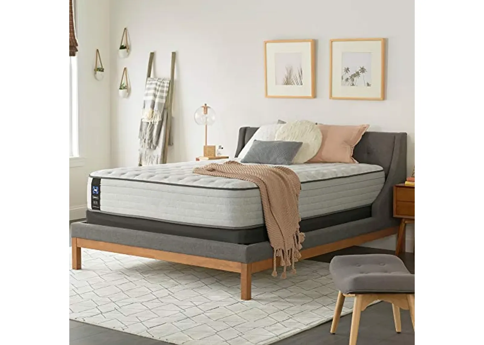 Sealy Posturepedic Spring Summer Rose Faux Eurotop Firm Feel Mattress, King