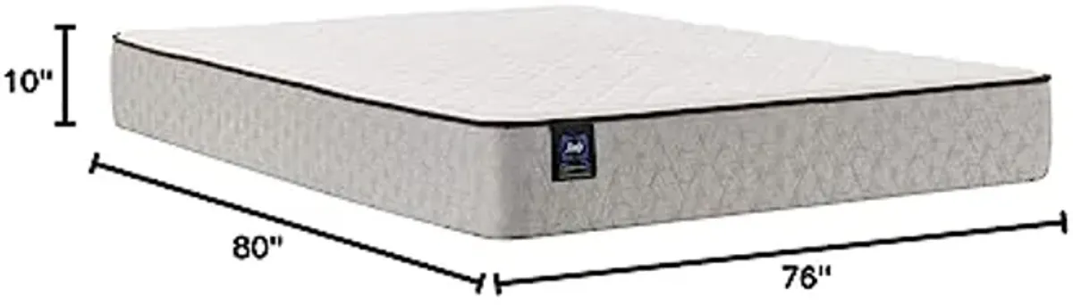 Sealy Essentials Spring Osage Firm Feel Mattress and 5-Inch Foundation, King