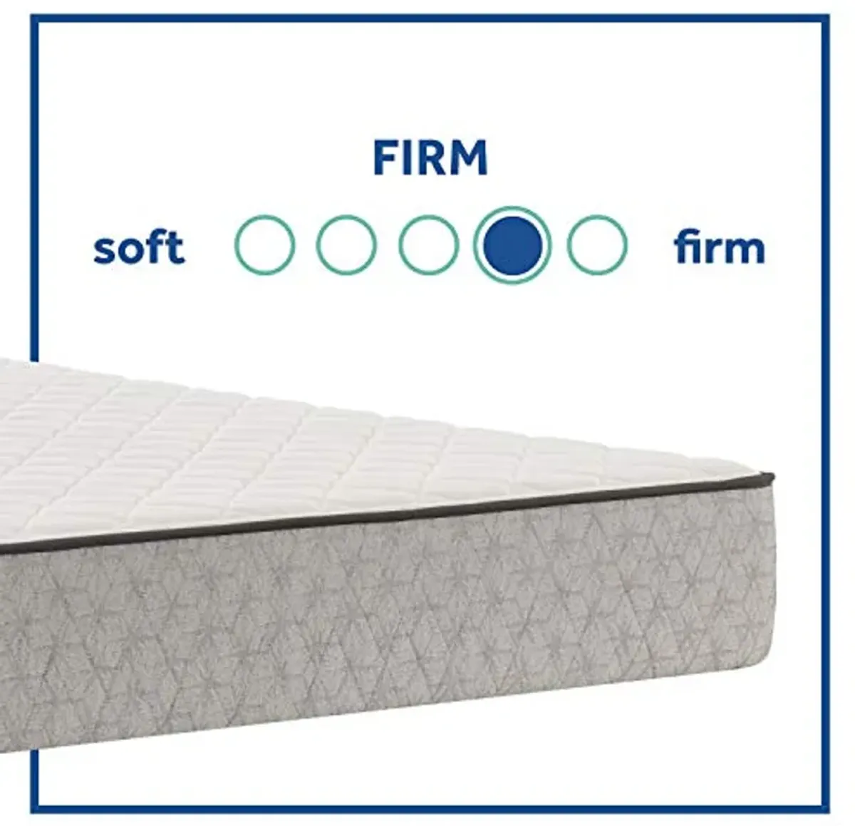 Sealy Essentials Spring Osage Firm Feel Mattress and 5-Inch Foundation, King