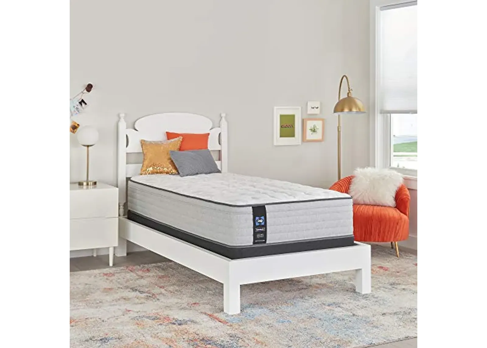 Sealy Posturepedic Spring Summer Rose Faux Eurotop Soft Feel Mattress, Twin