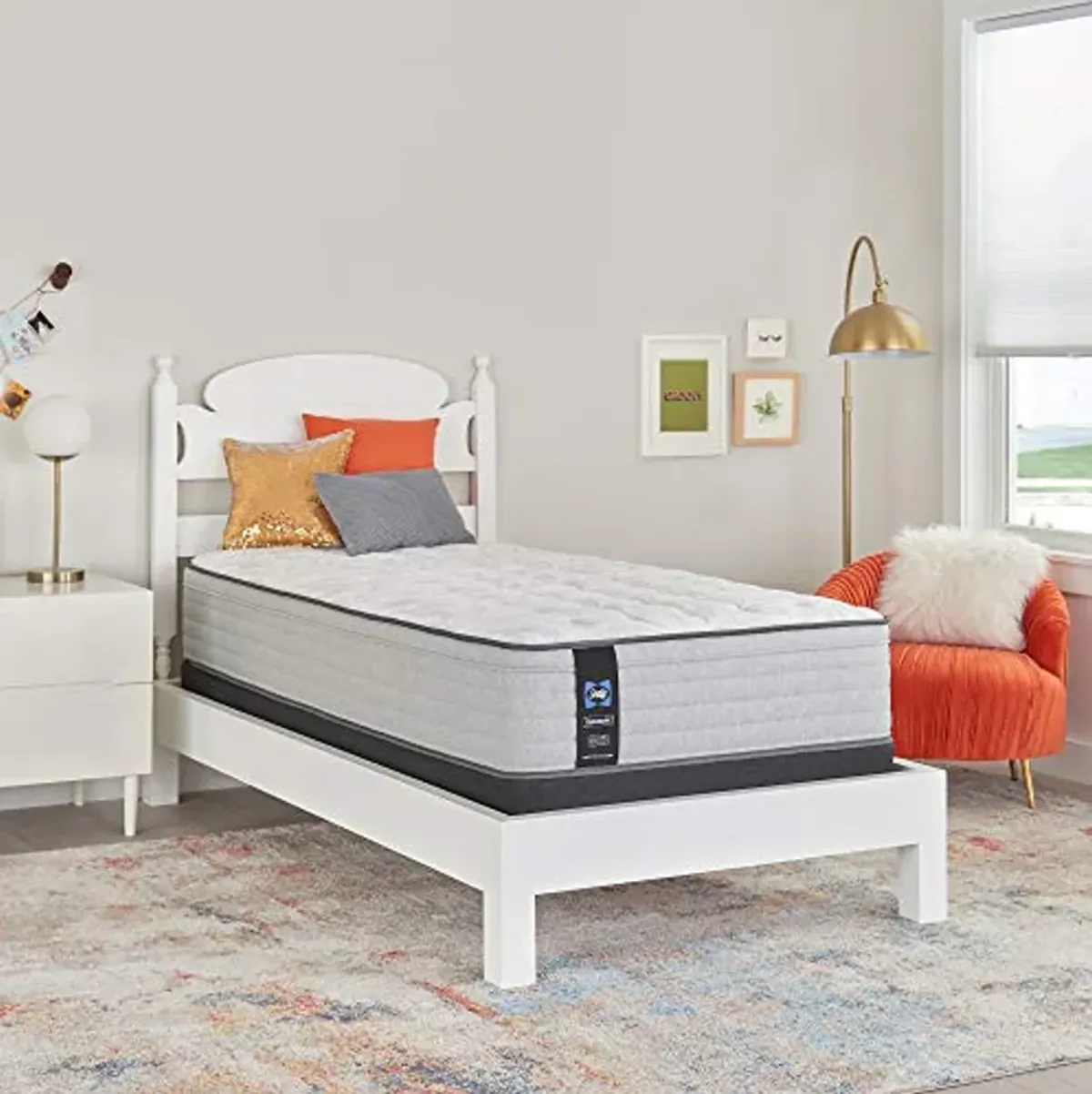 Sealy Posturepedic Spring Summer Rose Faux Eurotop Soft Feel Mattress, Twin