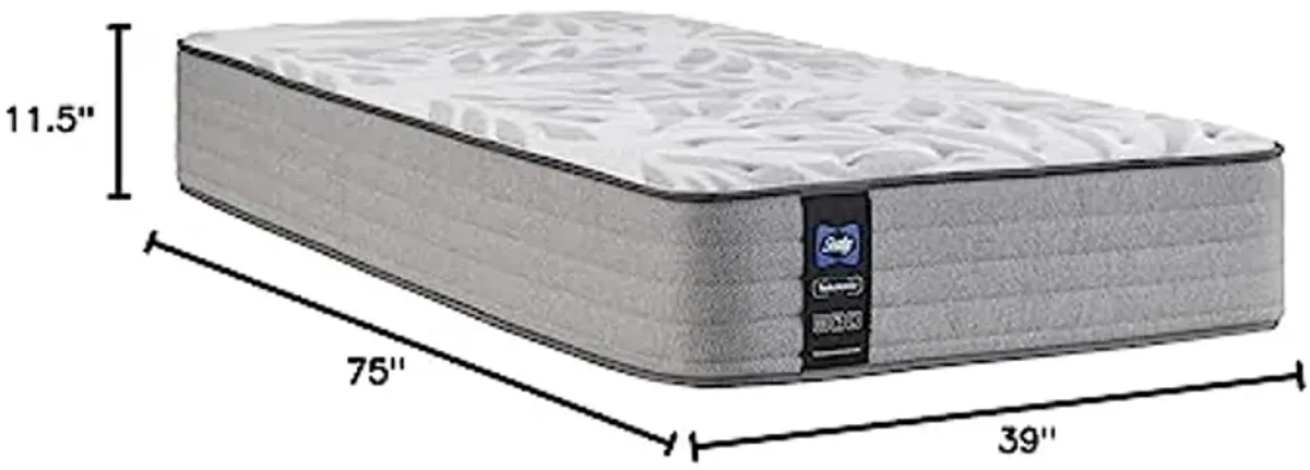 Sealy Posturepedic Spring Red Maple Medium Feel Mattress and 5-Inch Foundation, Twin