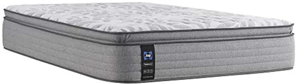 Sealy Posturepedic Spring Red Maple Euro Pillowtop Soft Feel Mattress and 5-Inch Foundation, King