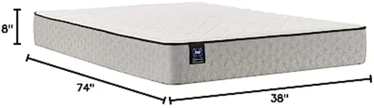 Sealy Essentials Spring Summer Elm Firm Feel Mattress, Twin